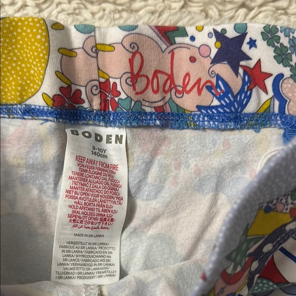 Boden Colorful Kids Leggings with Rainbows and Stars - Picture 3 of 4